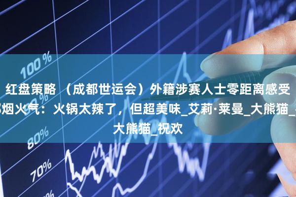 红盘策略 (成都世运会)外籍涉赛人士零距离感受成都烟火气:火锅太辣了,但超美味_艾莉·莱曼_大熊猫_祝欢